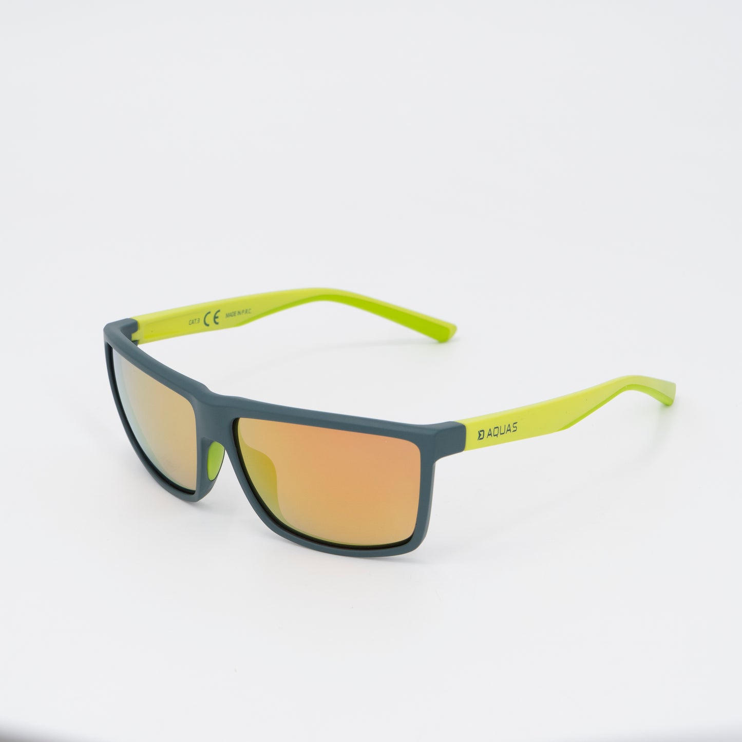 Floating Polarized Sunglasses, Gold Mirror Finish, Scratch‑Resistant, UV Block