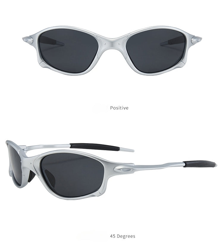 Juliet‑Inspired X‑Metal Wrap Polarized Sunglasses UV400