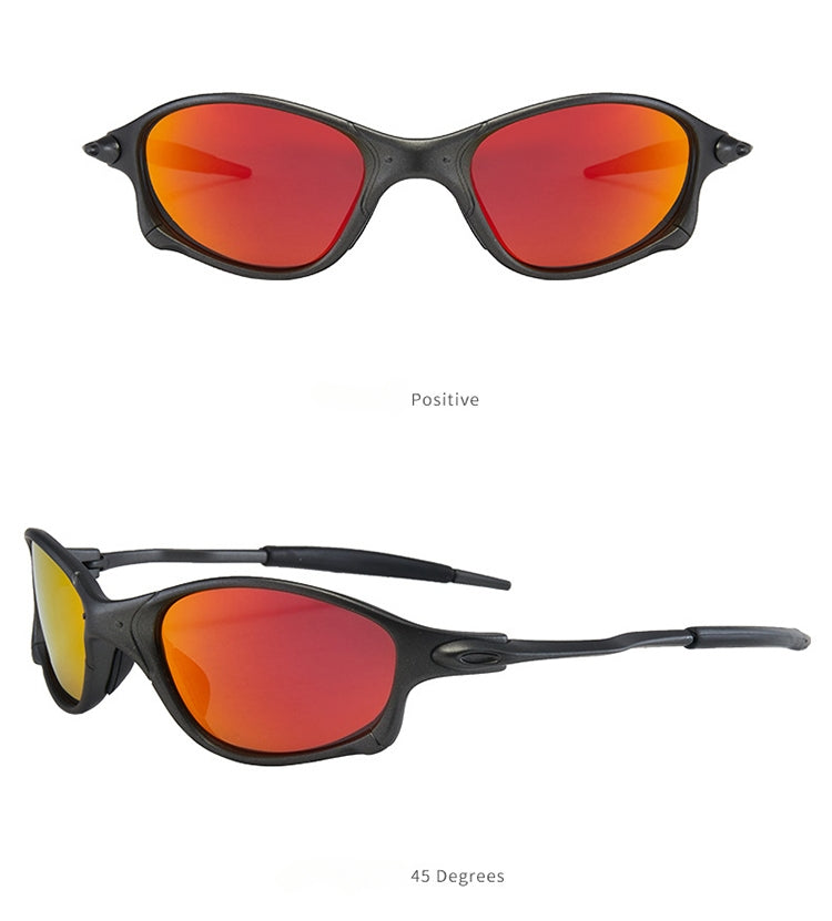 Juliet‑Inspired X‑Metal Wrap Polarized Sunglasses UV400