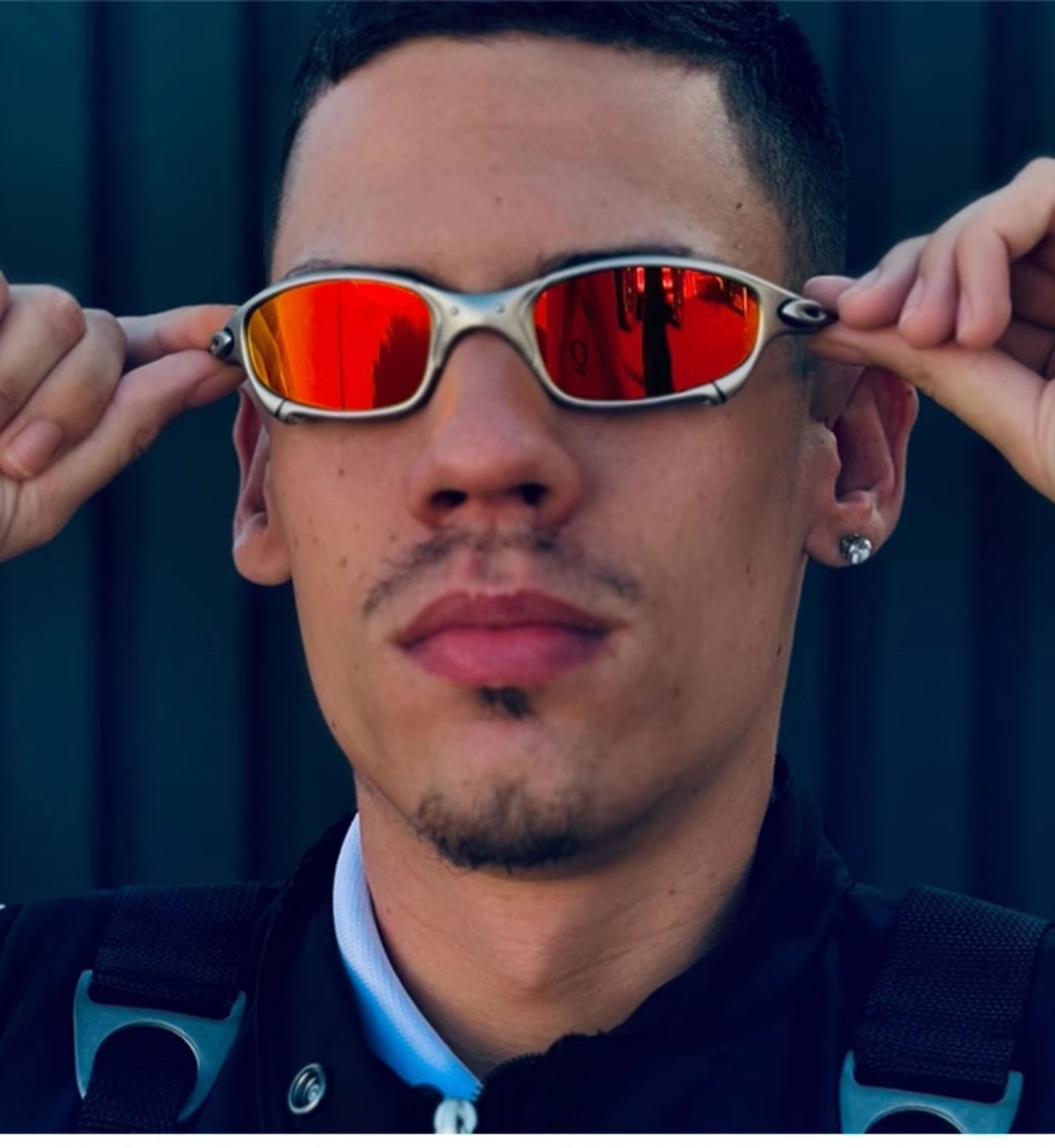 Juliet‑Inspired X‑Metal Wrap Polarized Sunglasses UV400