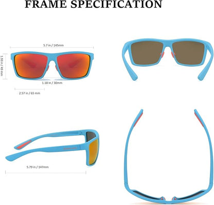 Polarized Vintage‑Style Sunglasses