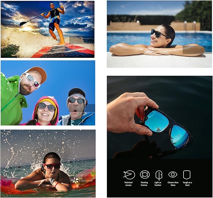 Floating Polarized Sunglasses – UV400 Unsinkable Eyewear for Fishing & Water Sports