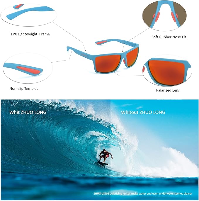 Polarized Vintage‑Style Sunglasses