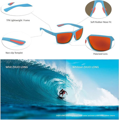 Polarized Vintage‑Style Sunglasses