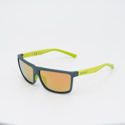 Floating Polarized Sunglasses, Gold Mirror Finish, Scratch‑Resistant, UV Block