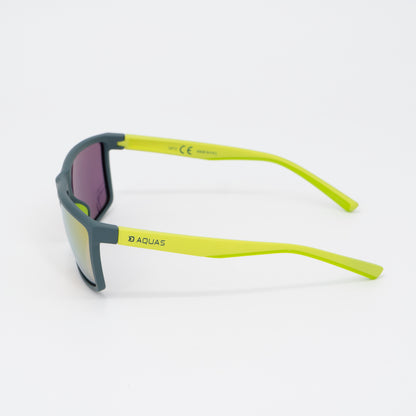 Floating Polarized Sunglasses, Gold Mirror Finish, Scratch‑Resistant, UV Block