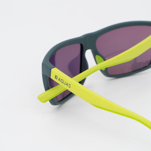 Floating Polarized Sunglasses, Gold Mirror Finish, Scratch‑Resistant, UV Block